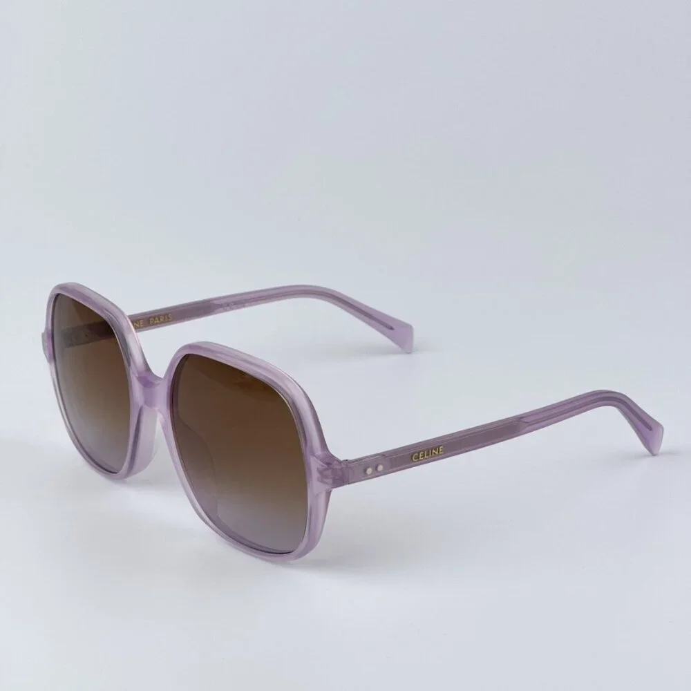 Celine CL40244U 78F CELINE THIN BRAND NEW Sunglasses Opal Lilac Gradient Women